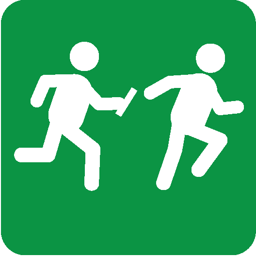 Relay race icon