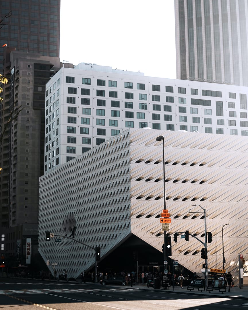 The Broad Museum after photo edits